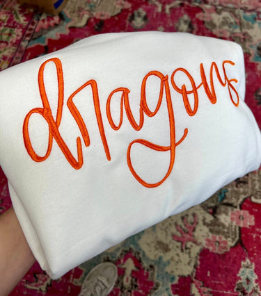 Embroidered Mascot Sweatshirt